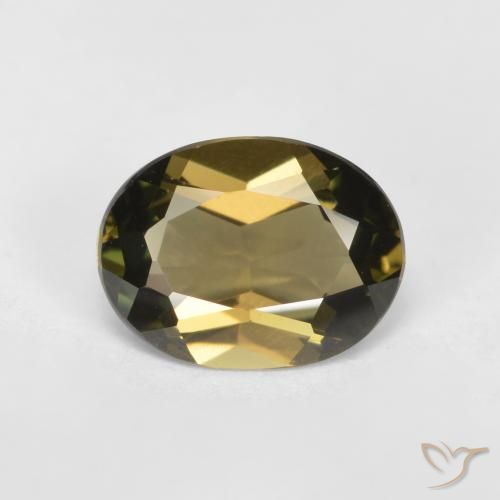 0.92ct 天然 酷棕 钠柱晶石, 椭圆形, VVS