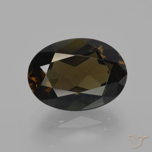 2.75ct 天然 巧克力棕 钠柱晶石, 椭圆形, VVS