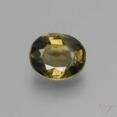 1.44ct 天然 中褐色 钠柱晶石, 椭圆形, VS