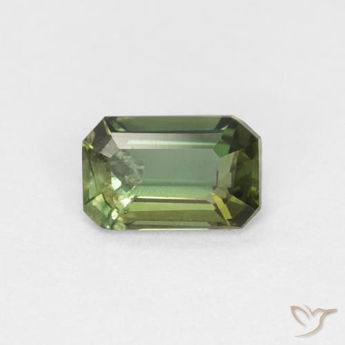0.31ct 天然 深绿色 钠柱晶石, 祖母绿式切割, VS-SI