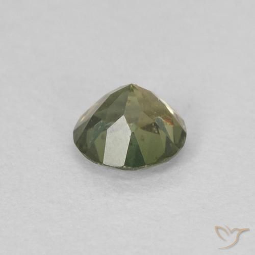 0.21克拉天然钠柱晶石，圆形的，VVS-VS
