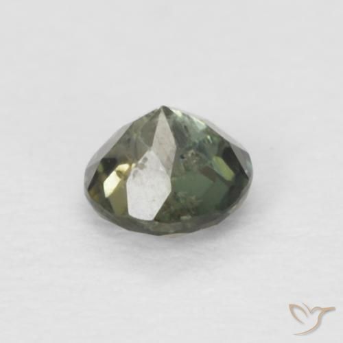 0.11克拉天然钠柱晶石，圆形的，VS-SI