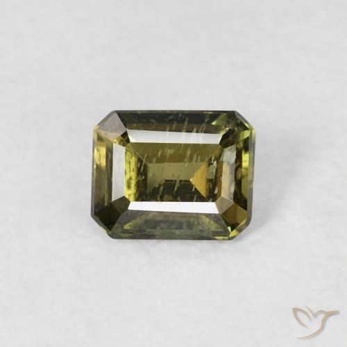 0.39ct 天然 浅绿色 钠柱晶石, 祖母绿式切割, VS-SI