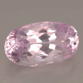15.10克拉天然粉色紫锂辉石，椭圆形切割，19.1×11毫米，IF