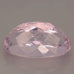 15.10克拉天然粉色紫锂辉石，椭圆形切割，19.1×11毫米，IF