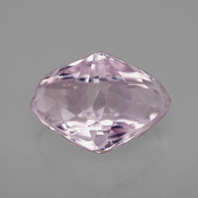 6.92克拉天然粉色紫锂辉石，三角形，13.2×9.5毫米，VVS