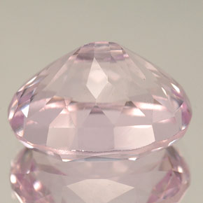 10.19克拉天然粉色紫锂辉石，椭圆形切割，14.6×11.5毫米，VVS