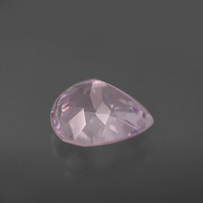 3.72克拉天然粉色紫锂辉石，梨形，10.6×9毫米，VVS-VS
