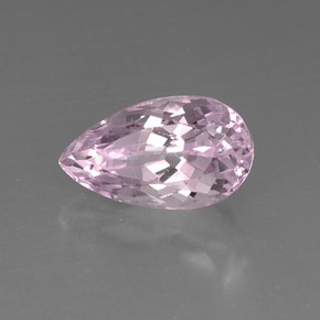 9.59克拉天然粉色紫锂辉石，梨形，16.9×9.7毫米，VVS