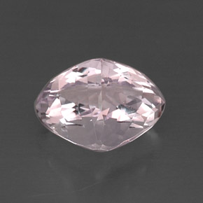 8.63克拉天然粉色紫锂辉石，三角形，13.9×11.2毫米，VVS-VS