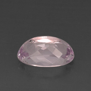 7.93克拉天然粉色紫锂辉石，椭圆形切割，15.2×9.3毫米，VVS