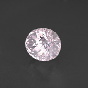 4.03克拉天然粉色紫锂辉石，椭圆形切割，9×8.4毫米，VVS-VS
