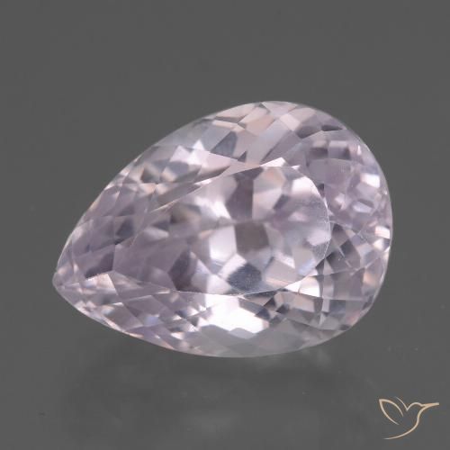 11.53ct 天然 非常浅的粉红色调 紫锂辉石, 梨形, VS