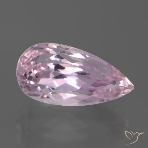 9.49ct 天然 浅粉色 紫锂辉石, 梨形, VS