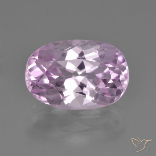 5.43ct 天然 淡紫丁香 紫锂辉石, 椭圆形, VVS-VS