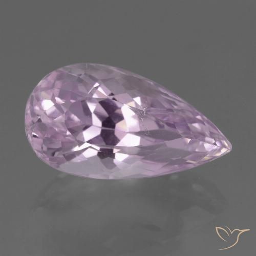 9.99ct 天然 淡紫色粉红色 紫锂辉石, 梨形, VS