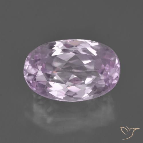 7.01ct 天然 非常浅的粉紫色 紫锂辉石, 椭圆形, VVS-VS