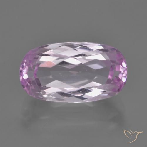 7.80ct 天然 非常浅的淡紫色 紫锂辉石, 椭圆形, VVS-VS