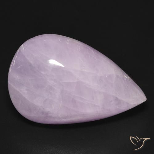 23.79ct 天然 浅紫罗兰色 紫锂辉石, 梨形, 半透明