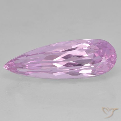 19.57ct 天然 淡粉紫紫 紫锂辉石, 梨形, VVS-VS