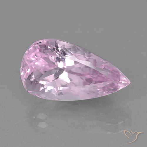 9.81ct 天然 樱桃粉色 紫锂辉石, 梨形, VS