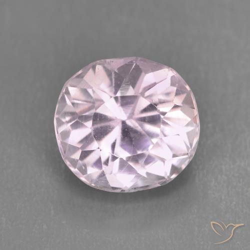 3.46ct 天然 非常浅的粉红色 紫锂辉石, 椭圆形, VS