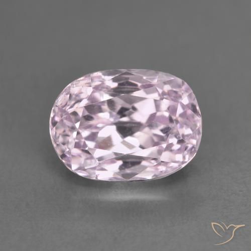 3.38ct 天然 中粉红色 紫锂辉石, 椭圆形, VS