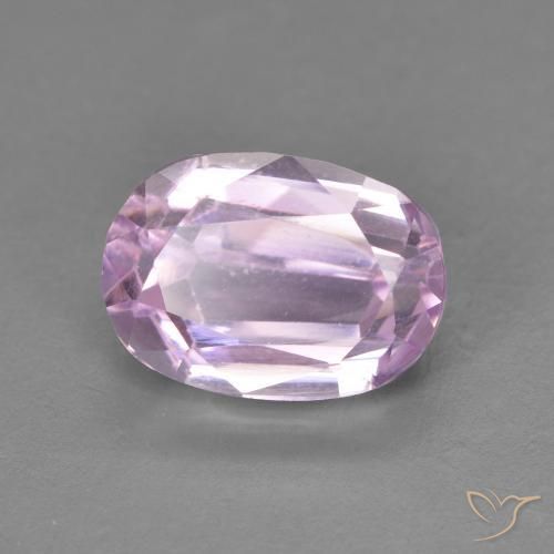 3.60ct 天然 淡紫色粉红色 紫锂辉石, 椭圆形, VVS