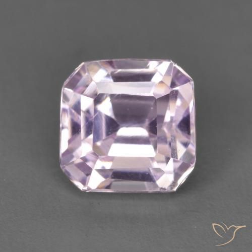 1.83ct 天然 淡紫丁香 紫锂辉石, 祖母绿式切割, VVS