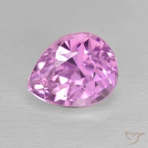4.52ct 天然 粉紫紫 紫锂辉石, 梨形, VS