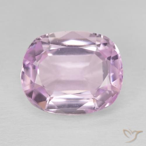 6.96ct 天然 淡紫丁香 紫锂辉石, 软垫, VVS-VS