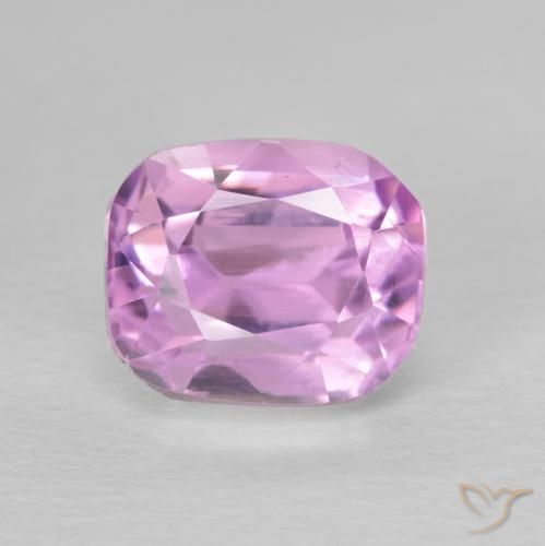 3.47ct 天然 中紫色 紫锂辉石, 软垫, VS