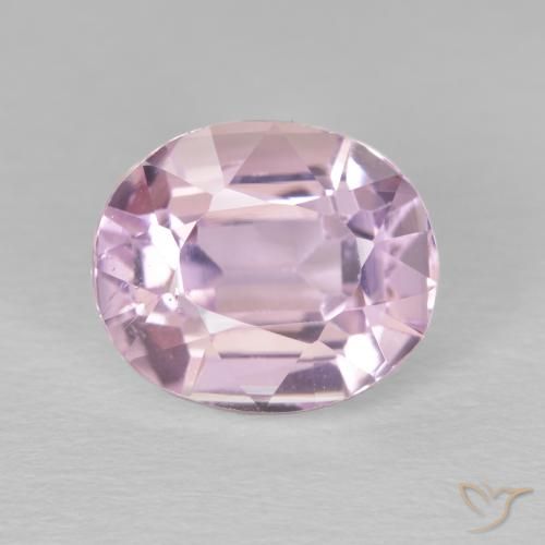 5.57ct 天然 淡紫丁香 紫锂辉石, 椭圆形, VS