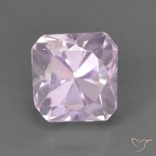 2.21ct 天然 浅粉色 紫锂辉石, 祖母绿式切割, VVS-VS