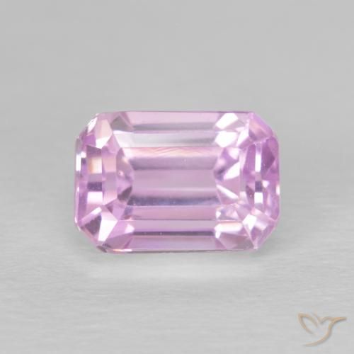 3.03ct 天然 樱桃粉色 紫锂辉石, 祖母绿式切割, VVS-VS