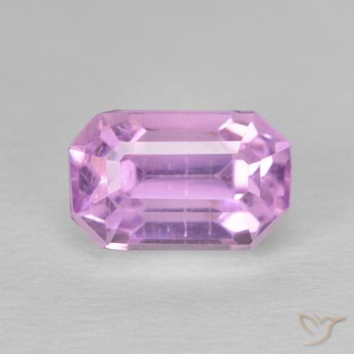 4.96ct 天然 中粉红色 紫锂辉石, 祖母绿式切割, VS