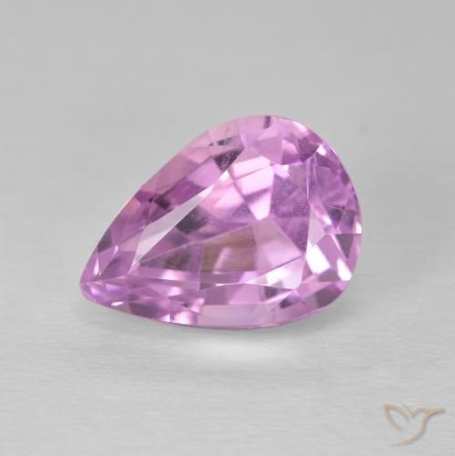 5.93ct 天然 皇家紫粉色 紫锂辉石, 梨形, VS