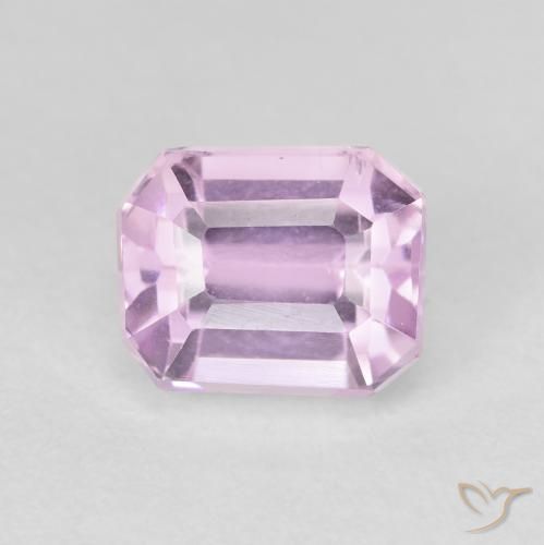 3.03ct 天然 粉紫紫 紫锂辉石, 祖母绿式切割, VS