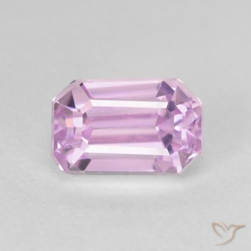 2.41ct 天然 浅紫色 紫锂辉石, 祖母绿式切割, VS