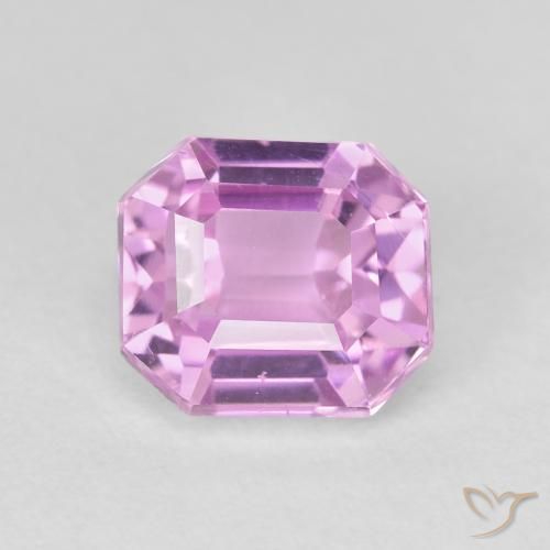 2.99ct 天然 紫粉红 紫锂辉石, 祖母绿式切割, VS