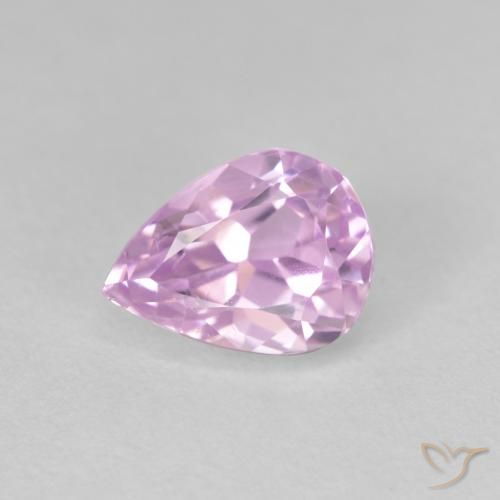 3.07ct 天然 浅紫色 紫锂辉石, 梨形, VS