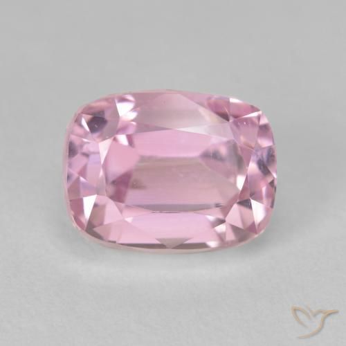 5.28ct 天然 非常浅的粉红色 紫锂辉石, 软垫, VVS-VS