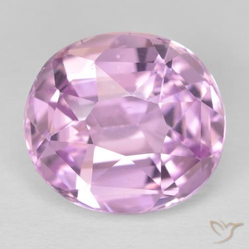17.82ct 天然 中粉红色 紫锂辉石, 椭圆形, VVS-VS