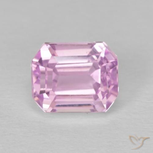 2.96ct 天然 中粉红色 紫锂辉石, 祖母绿式切割, VVS-VS