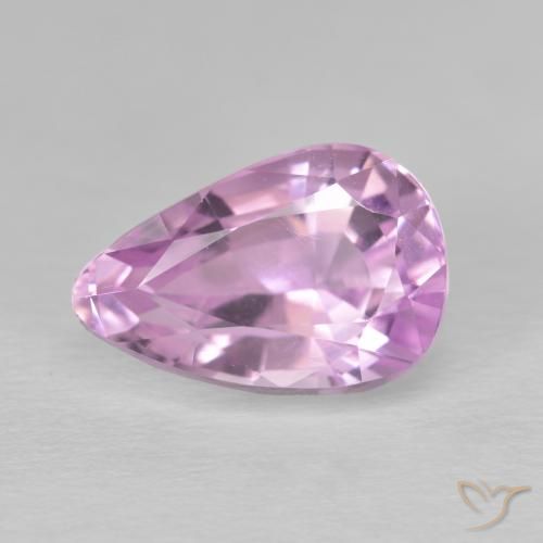 5.24ct 天然 皇家紫粉色 紫锂辉石, 梨形, VVS-VS