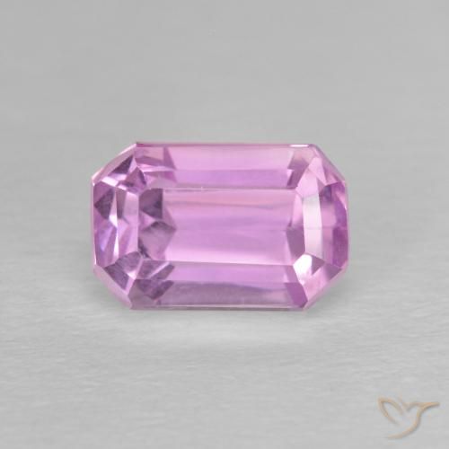 2.34ct 天然 淡皇家紫粉色 紫锂辉石, 祖母绿式切割, VVS-VS
