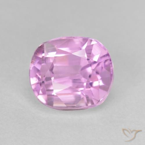 2.59ct 天然 非常浅的葡萄紫 紫锂辉石, 软垫, VVS-VS