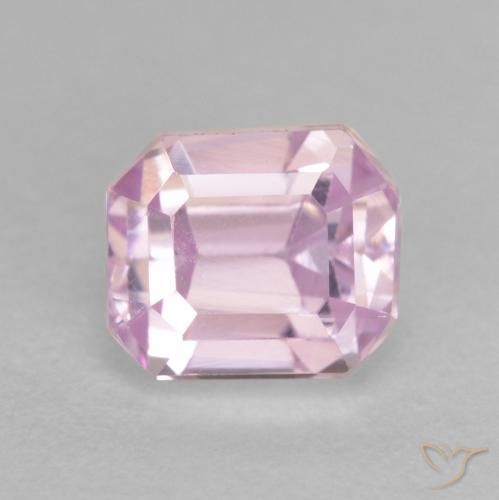 1.83ct 天然 粉紫紫 紫锂辉石, 祖母绿式切割, VVS-VS