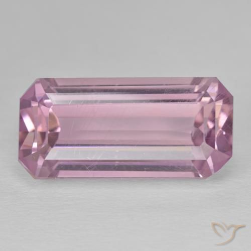 23.10ct 天然 Medium Dark-Pink 紫锂辉石, 祖母绿式切割, VS