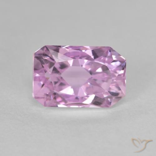2.97ct 天然 粉紫紫 紫锂辉石, 祖母绿式切割, VS